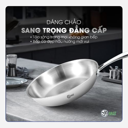 Chảo inox 3 lớp Nage Chảo inox 3 lớp Nage