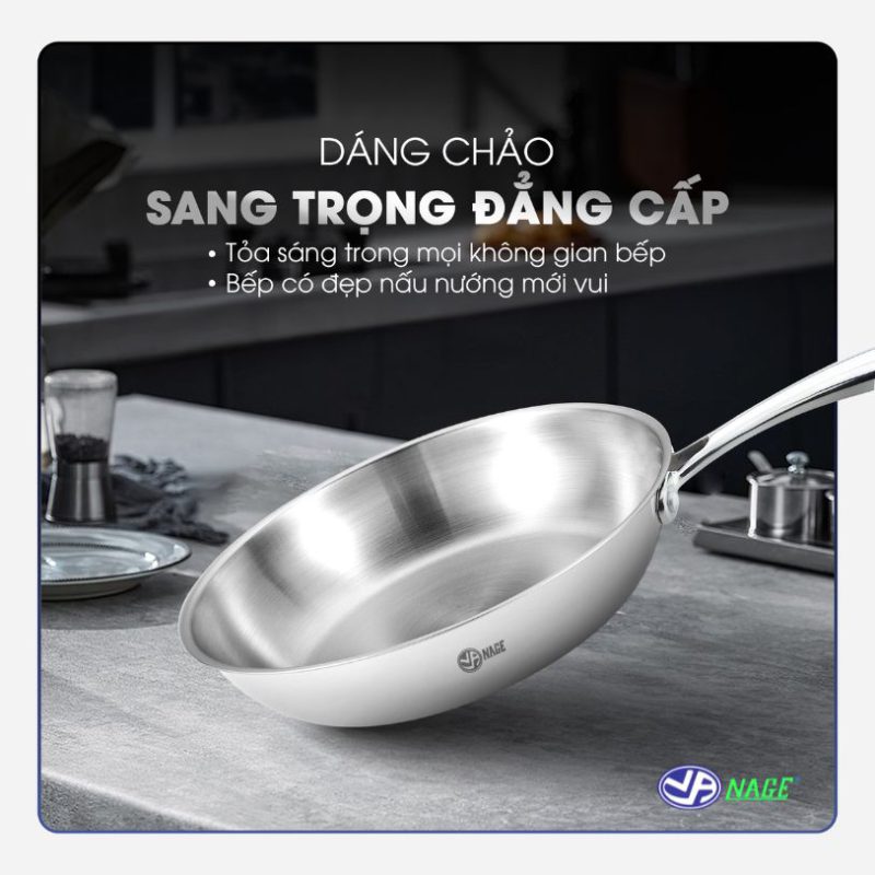Chảo inox 3 lớp Nage