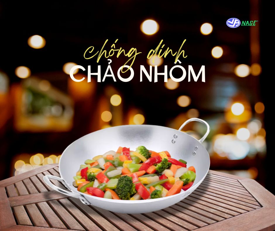 Chảo nhôm chống dính bền đẹp, truyền nhiệt nhanh, dễ sử dụng