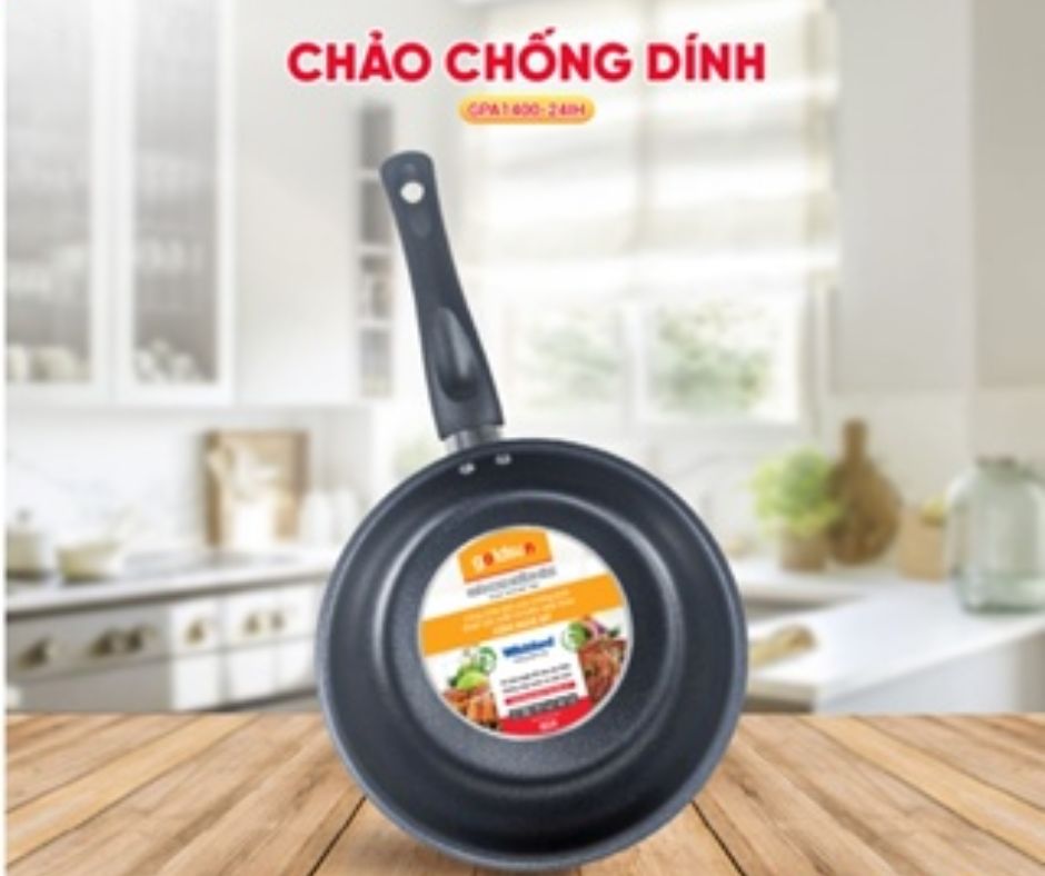 Chảo Goldsun chống dính an toàn cho sức khỏe.
