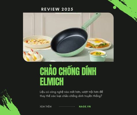 Chảo chống dính Elmich rất bền bỉ.