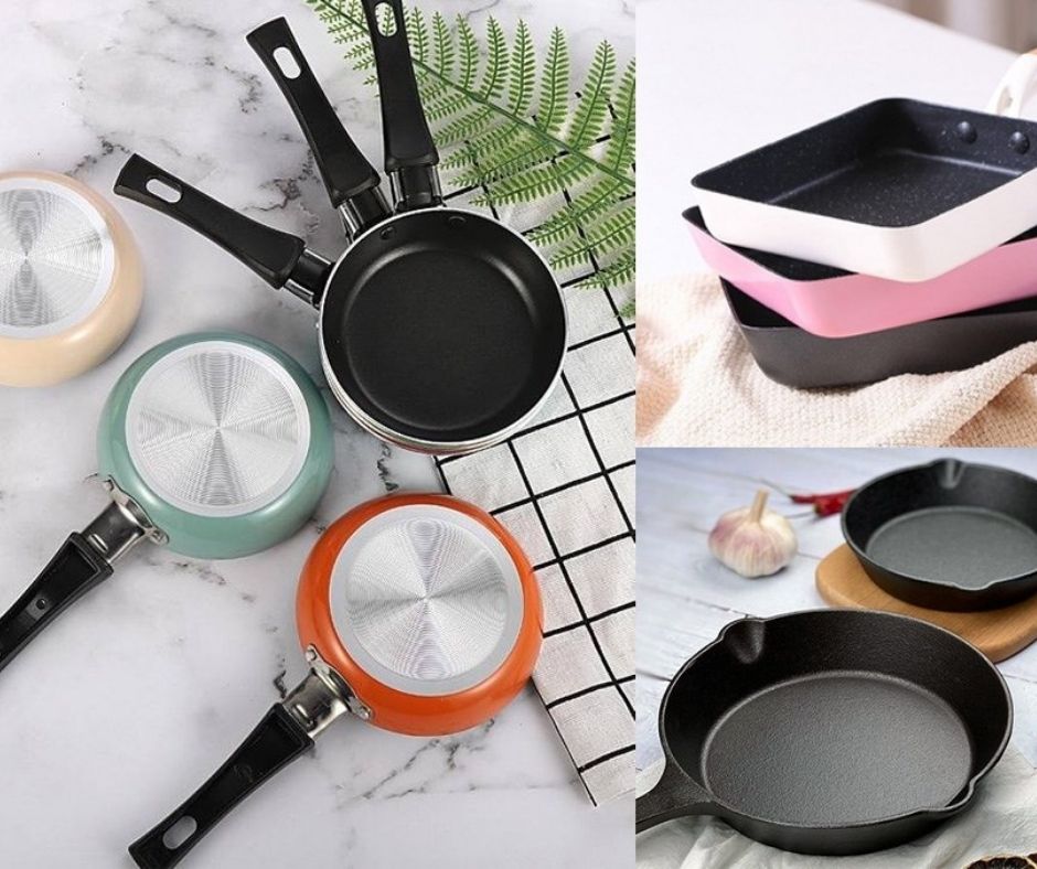 Chảo chống dính mini cao cấp giúp chiên trứng, rán bánh dễ dàng hơn