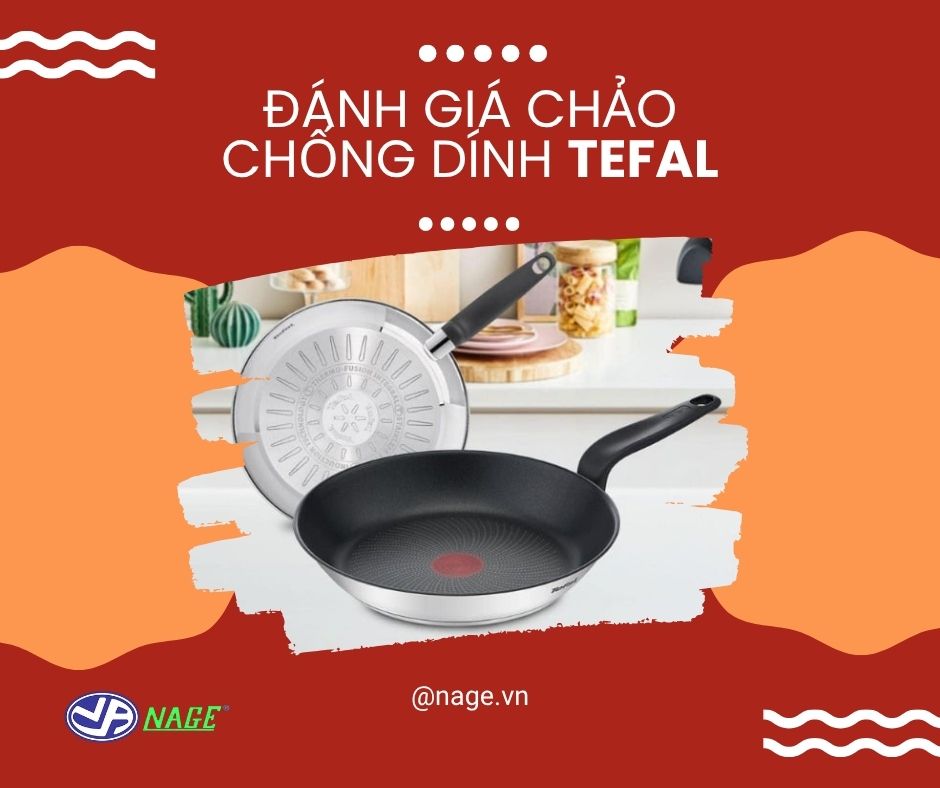 Chảo chống dính của Tefal được phủ lớp Titanium bền bỉ, an toàn cho sức khỏe.
